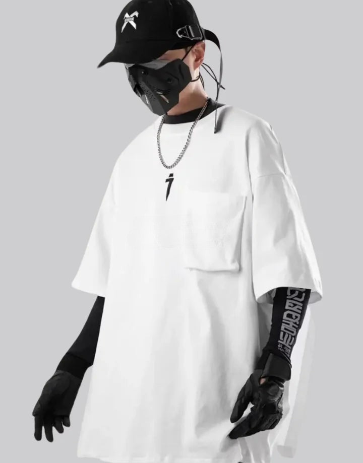 shop and buy Signal Override Cyberpunk Graphic Tee