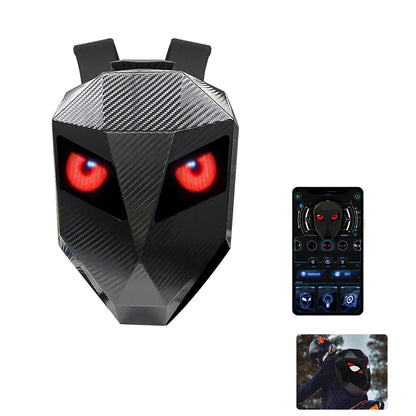 shop and buy led eyes backpack in carbon fibre