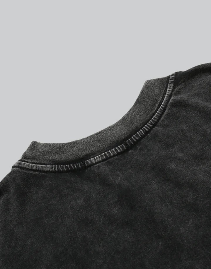 shop and buy Grey Chrome Heart t-shirt