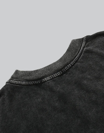 shop and buy Grey Chrome Heart t-shirt