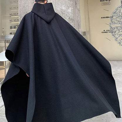 shop and buy Minimalist Cyberpunk Hooded Cape
