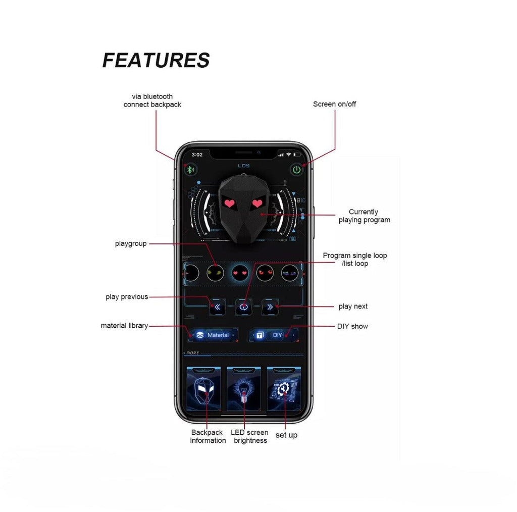 shop and buy VoidLine LED Backpack