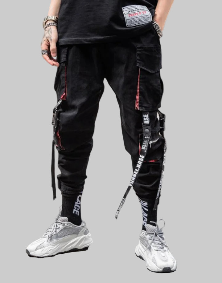 shop and buy Men’s Multi-Buckle Functional Joggers